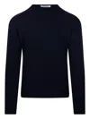 Cashmere Company Crew-neck Sweater In Blue
