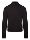Cashmere Company High-neck Sweater In Brown