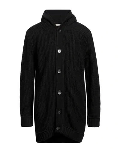 Cashmere Company Man Cardigan Black Size 44 Wool