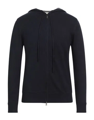 Cashmere Company Man Cardigan Midnight Blue Size 38 Wool, Cashmere