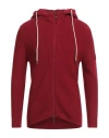 Cashmere Company Man Cardigan Red Size 42 Wool In Red