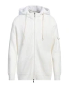 Cashmere Company Man Cardigan White Size 44 Wool