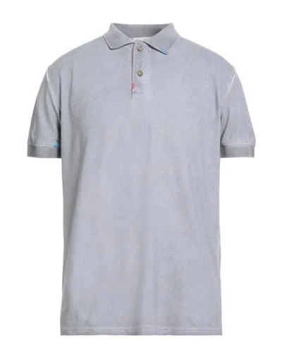 Cashmere Company Man Polo Shirt Grey Size 44 Cotton In Gray