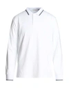 Cashmere Company Man Polo Shirt White Size 42 Cotton