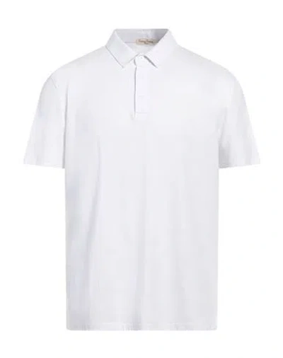 Cashmere Company Man Polo Shirt White Size 46 Cotton