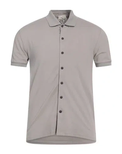 Cashmere Company Man Shirt Grey Size 36 Cotton