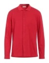 Cashmere Company Man Shirt Red Size 40 Cotton In Red