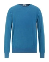 Cashmere Company Man Sweater Azure Size 42 Cotton, Silk In Blue