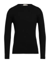 Cashmere Company Man Sweater Black Size 42 Wool, Cashmere