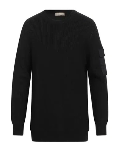 Cashmere Company Man Sweater Black Size 44 Wool In Black