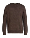 Cashmere Company Man Sweater Brown Size 42 Wool, Cashmere