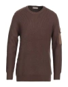 Cashmere Company Man Sweater Dark Brown Size 40 Wool