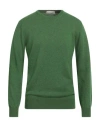 Cashmere Company Man Sweater Green Size 46 Wool, Cashmere