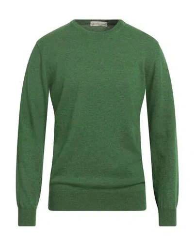 Cashmere Company Man Sweater Green Size 46 Wool, Cashmere