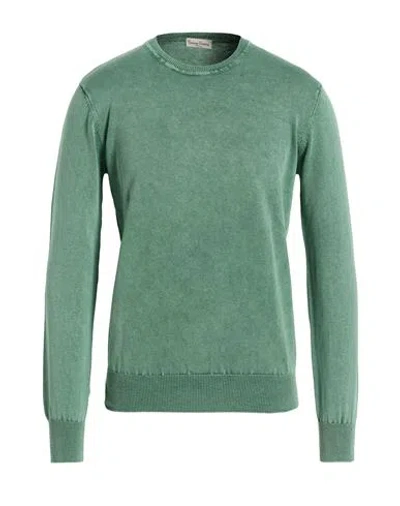 Cashmere Company Man Sweater Green Size 44 Cotton