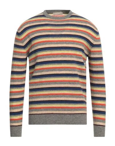 Cashmere Company Man Sweater Grey Size 42 Geelong Wool In Grey