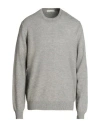 Cashmere Company Man Sweater Light Grey Size 42 Wool, Cashmere, Silk, Nylon In Grey