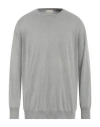 Cashmere Company Man Sweater Grey Size 48 Cotton, Linen In Grey
