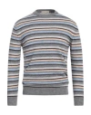 Cashmere Company Man Sweater Light Grey Size 38 Geelong Wool In Grey