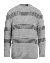 Cashmere Company Man Sweater Light Grey Size 44 Wool In Grey