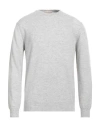 Cashmere Company Man Sweater Light Grey Size 46 Geelong Wool