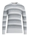 Cashmere Company Man Sweater Light Grey Size 48 Wool, Cashmere