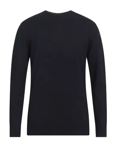 Cashmere Company Man Sweater Midnight Blue Size 46 Wool, Cashmere
