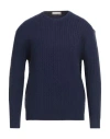 Cashmere Company Man Sweater Navy Size 48 Wool, Cashmere, Elastane