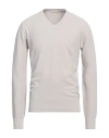 Cashmere Company Man Sweater Off White Size 40 Cotton, Silk In Off White