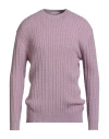 Cashmere Company Man Sweater Pink Size 48 Wool, Cashmere, Elastane