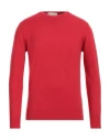 CASHMERE COMPANY CASHMERE COMPANY MAN SWEATER RED SIZE 38 WOOL, CASHMERE