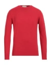 Cashmere Company Man Sweater Red Size 44 Wool, Cashmere