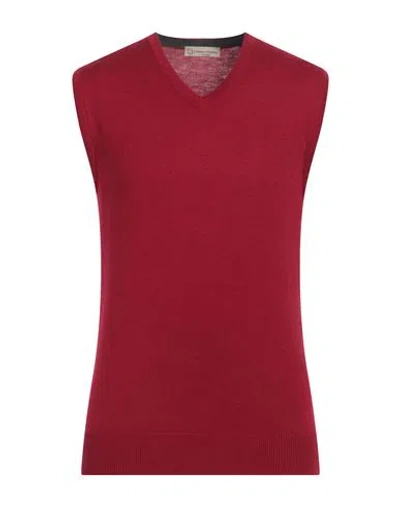 Cashmere Company Man Sweater Red Size 38 Wool, Cashmere, Silk, Nylon