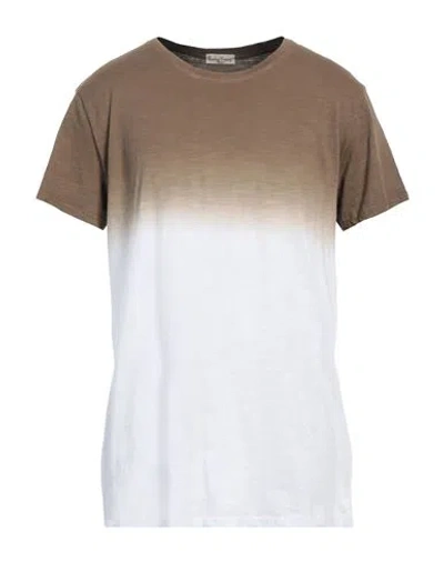 Cashmere Company Man T-shirt Khaki Size 42 Cotton In Beige