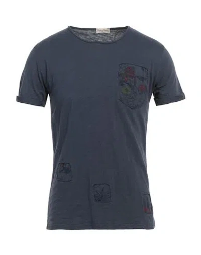 Cashmere Company Man T-shirt Navy Size 46 Cotton