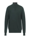 Cashmere Company Man Turtleneck Dark Green Size 48 Wool, Cashmere, Silk, Nylon