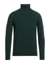 Cashmere Company Man Turtleneck Green Size 38 Geelong Wool