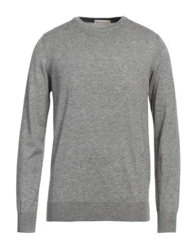 Cashmere Company Man Sweater Light Grey Size 40 Wool, Cashmere, Silk, Nylon