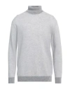 Cashmere Company Man Turtleneck Light Grey Size 44 Geelong Wool