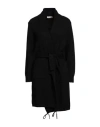Cashmere Company Woman Cardigan Black Size 10 Wool, Cashmere