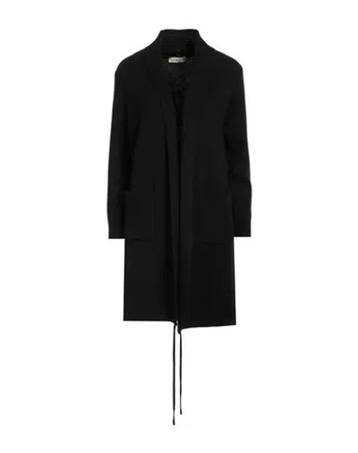 Cashmere Company Woman Cardigan Black Size 6 Wool, Cashmere