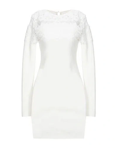 Cashmere Company Short Dresses In White
