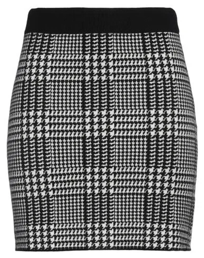 Cashmere Company Woman Mini Skirt Black Size 12 Wool, Cashmere, Nylon, Elastane