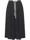 Cashmere In Love Bloom Midi Skirt In Black