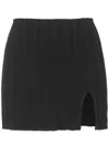 Cashmere In Love Dua Mini Skirt In Black