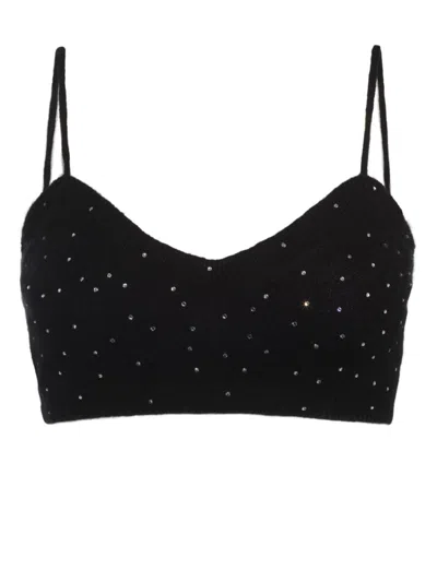 Cashmere In Love Evie Bralette In Beaded Black