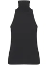 Cashmere In Love Frances Knitted Top In Black