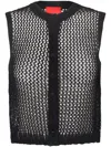 Cashmere In Love June Knitted Top In Black