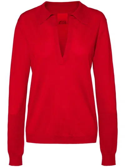 Cashmere In Love Lane Jumper In Red