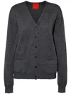 Cashmere In Love Quinn Cardigan In 灰色